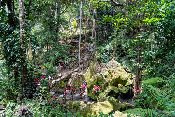 Ubud Bali Indonesia 2018 Goa Gajah Cueva Del Elefante Encuentra —  Fotos de Stock