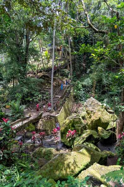 Ubud Bali Indonesia 2018 Goa Gajah Cueva Del Elefante Encuentra —  Fotos de Stock