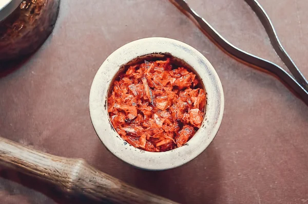 Sigara Aksesuarları nargile kase, kömürler, tütün, ağızlık