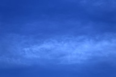 Parlak sabah gökyüzü