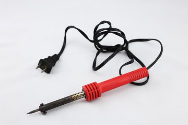 Ücretsiz lehimleme demir kolu kırmızı döngüsü tamir.