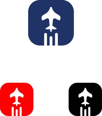 Uçağın vektör illüstrasyonu