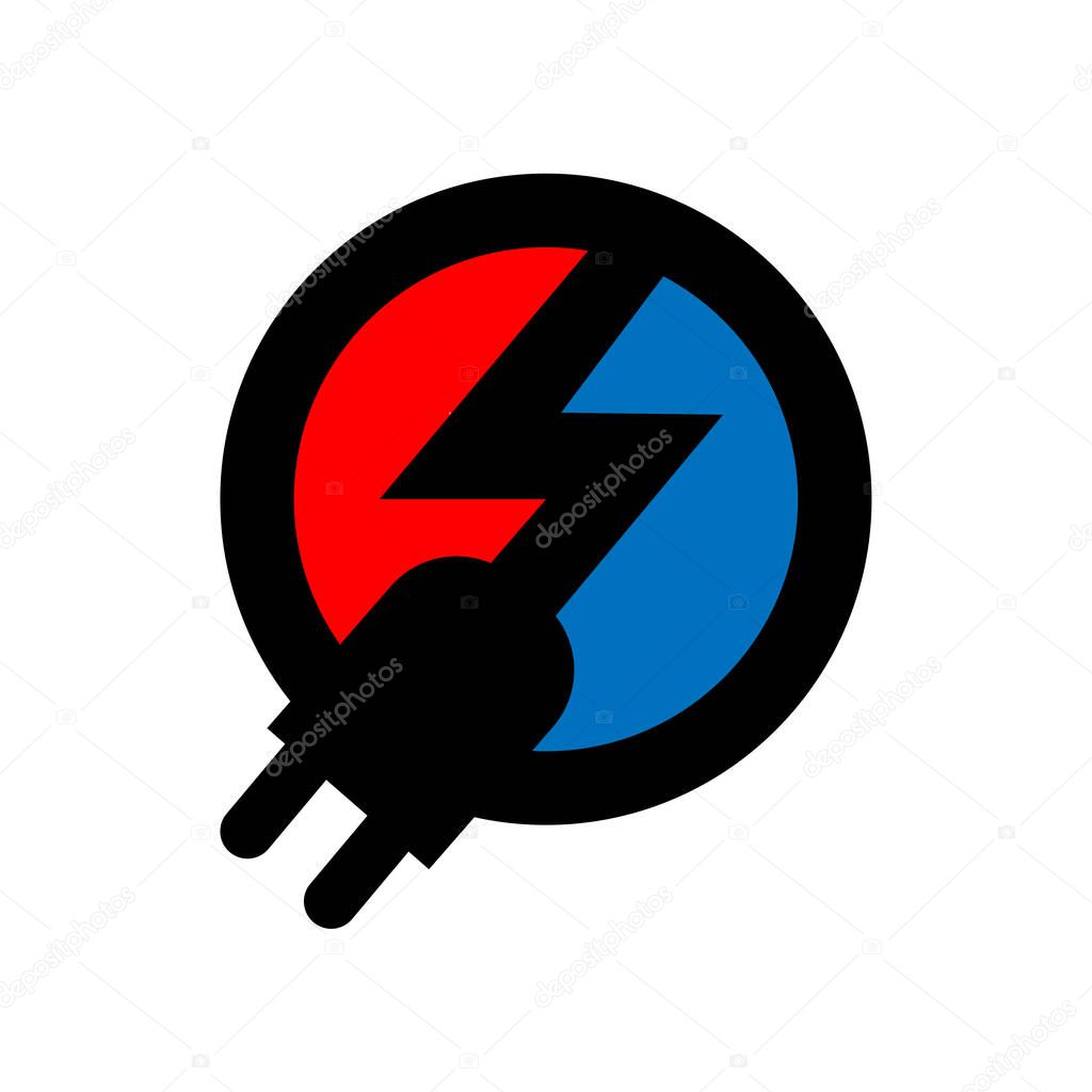 Electric plug vector illustration, great for charger icon