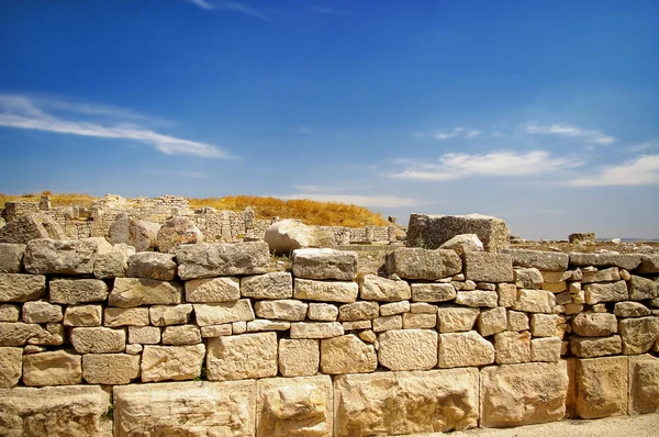 Dougga, ρωμαϊκά ερείπια. Μνημείο παγκόσμιας πολιτιστικής κληρονομιάς στην Τυνησία. — Φωτογραφία Αρχείου