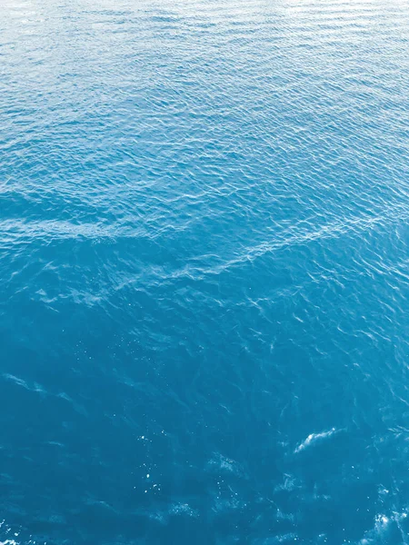 Agua Azul Con Ondas Espuma Alta Mar Océano Pacífico Fondo — Foto de Stock