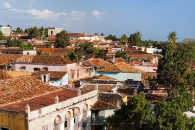 Trinidad, Küba'nın sömürge kasaba cityscape. UNESCO Dünya Miras Listesi.