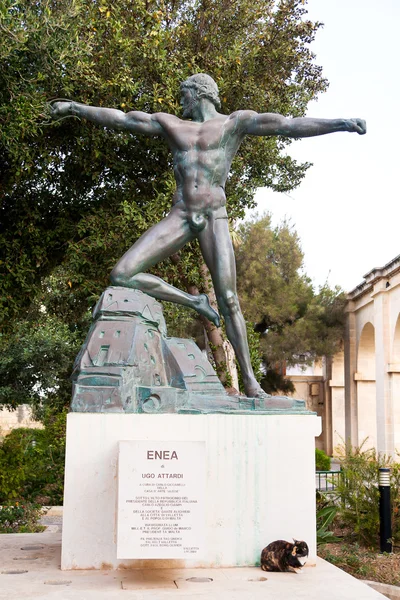 Monumento Enea, Malta . — Foto de Stock