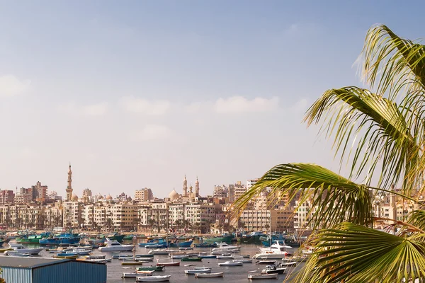 Panorama miasta z Aleksandrii, Egipt. — Zdjęcie stockowe