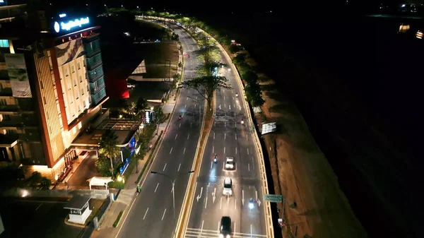 Şehir Manzarası Yukarıdan Görüntülemek — Stok fotoğraf