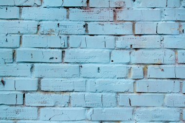 Mavi tuğla duvar