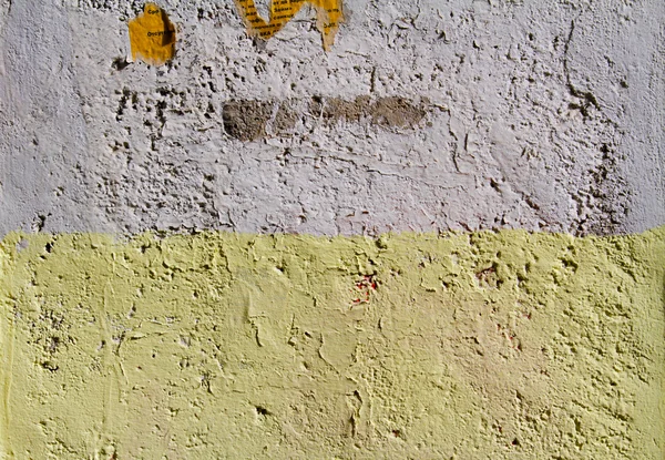 Texture des murs violet et jaune — Photo