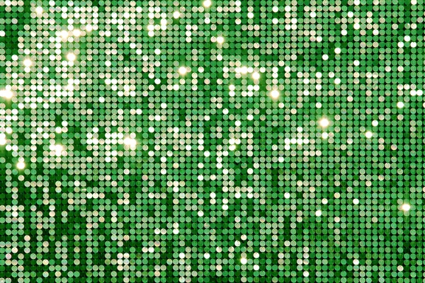Green background mosaic with light spots — Stock Photo, Image