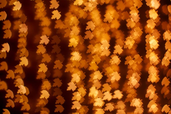 Blurring lights bokeh background of leaves — Stock Photo, Image