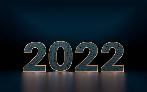 2022 프리미엄 페이퍼 포스터 렌더링 — 스톡 사진