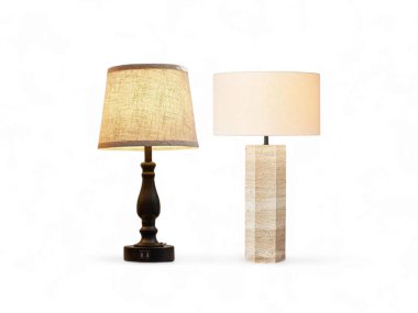 Karşıt Masa Lambaları Klasik Karanlık Orman ve Modern Travertin Tasarımları