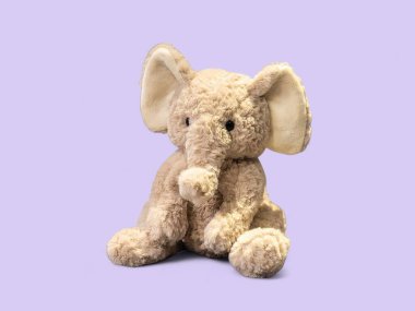 Geniş Yumuşak Tüylü Tüylü Fil Pofuduk Oyuncak