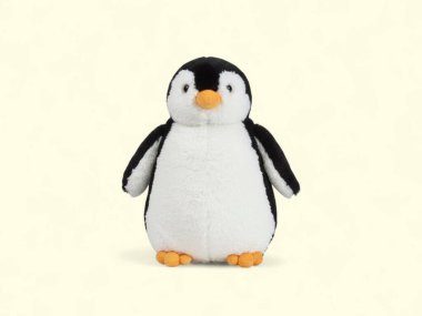 Sevimli Yumuşak Siyah ve Beyaz Penguen Pelüş