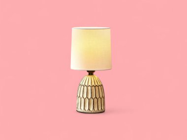 Seramik desenli Taban Küçük Masa Lambası