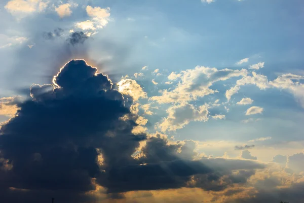 De gevormde van wolk — Stockfoto