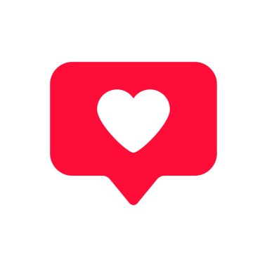 Bildirim simge vektörü gibi. Grafik tasarımı için sosyal ağ uygulaması, logo, web sitesi, sosyal medya, mobil uygulama, ui illüstrasyon