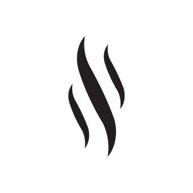 Grafik tasarım, logo, web sitesi, sosyal medya, mobil uygulama için sıcak simge vektörü tüttür