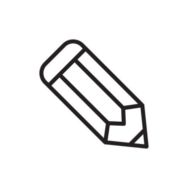 Grafik tasarım, logo, web sitesi, sosyal medya, mobil uygulama, ui illüstrasyon için kalem ana hatları vektörü