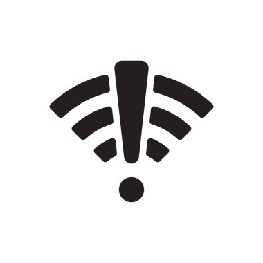 Bağlantı simgesi vektörü yok. Ağ sembolü yok. Wifi imzası yok Grafik tasarım, logo, web sitesi, sosyal medya, mobil uygulama, ui illüstrasyon için ödenmiş internet
