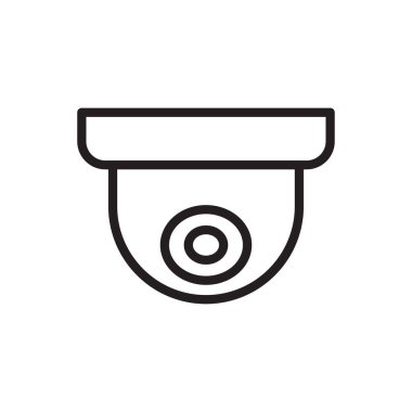 Güvenlik kubbesi kamera CCTV ana hatları grafik tasarım, logo, web sitesi, sosyal medya, mobil uygulama, ui