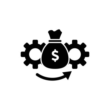 Web sitenizin tasarımı, logosu, uygulaması, UI.illüstrasyonu için varlık yönetimi simgesi vektör iş konsepti