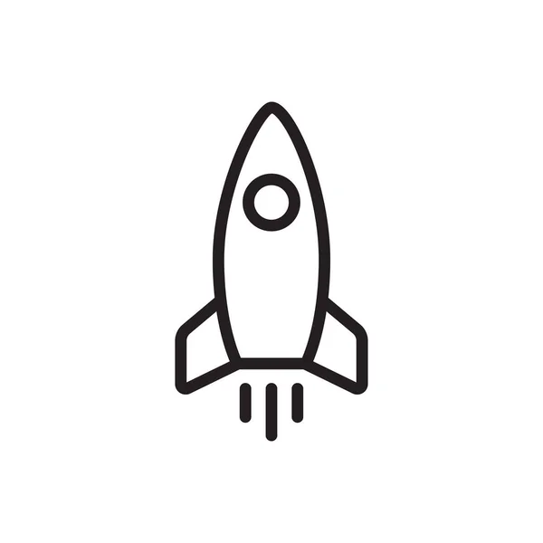 Kampagnenstart Vektor Symbol Raketensymbol Für Grafikdesign Logo Website Soziale Medien — Stockvektor