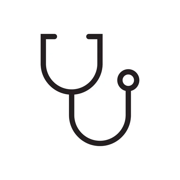 Stethoscope Icon Icon Vector Healthcare Medical Concept Graphic Design Logo — стоковый вектор