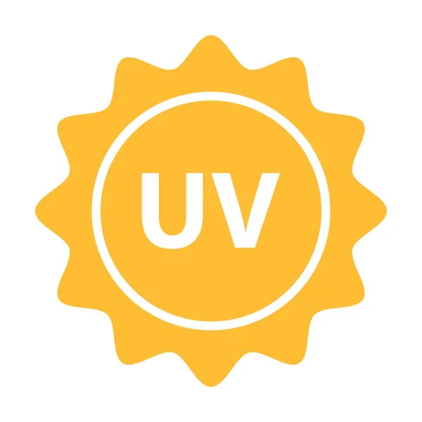 Stralingspictogram Vector Ultraviolet Lichtsymbool Voor Grafisch Ontwerp Logo Website Sociale — Stockvector