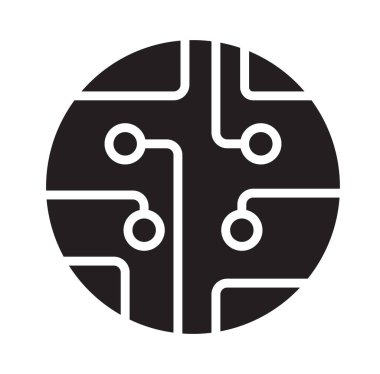 Devre tahtası, teknoloji taslak ikon vektörü. Web sitesi tasarımın için, logo, uygulama, UI. Vektör illüstrasyonu