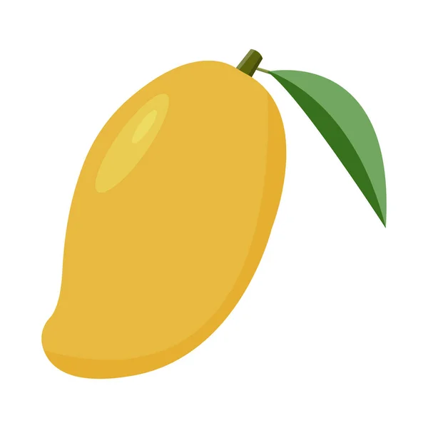 Mangue Icône Vecteur Fruits Tropicaux Pour Conception Graphique Logo Site — Image vectorielle