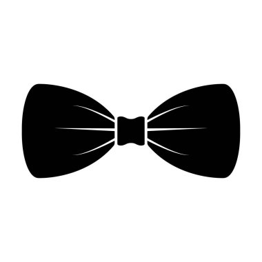 Grafik tasarım, logo, web sitesi, sosyal medya, mobil uygulama, ui illüstrasyon için papyon ikonu vektörü