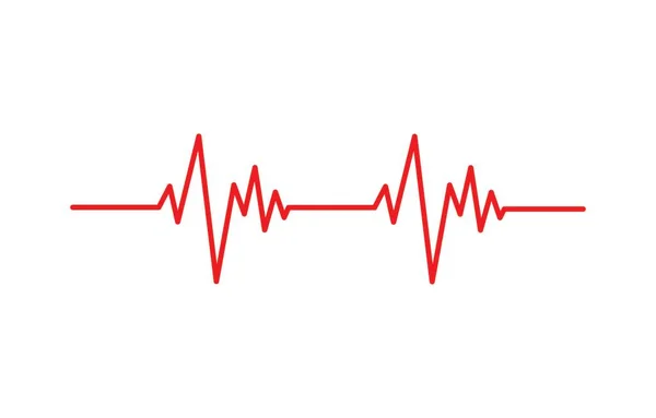 Heartbeat Pulse Line Vector Health Medical Concept Για Graphic Design — Διανυσματικό Αρχείο