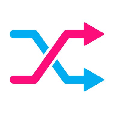 Grafik tasarım, logo, web sitesi, sosyal medya, mobil uygulama, ui illüstrasyon için ikon vektör yön sembolünü yeniden yönlendir