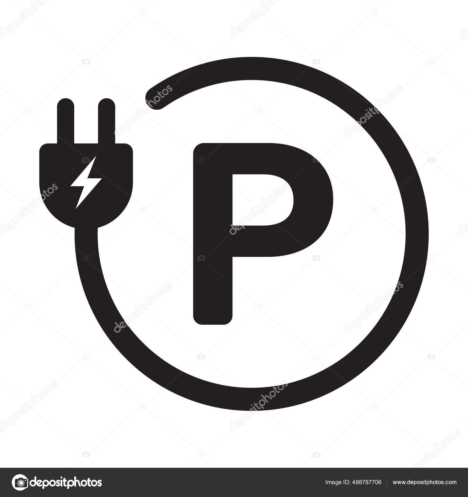 Parque Estacionamento Elétrico Estação Carregamento Ícone Vetor Verde  Conceito Energia Vetor de ©ascom73 488787706, image size:1600x1700