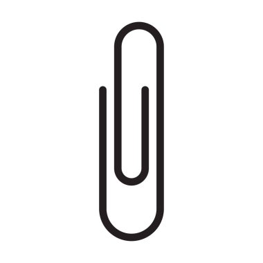 Grafik tasarım, logo, web sitesi, sosyal medya, mobil uygulama, ui illüstrasyon için kağıt ataç vektörü