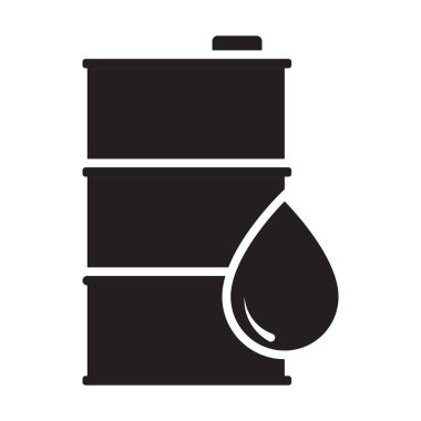 Oil barrel vector icon for graphic design, logo, web site, social media, mobile app, ui illustration