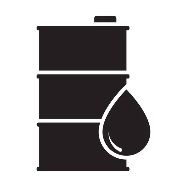 Значок Вектора Бочки Масла Графического Дизайна Логотипа Веб Сайта Социальных — стоковый вектор