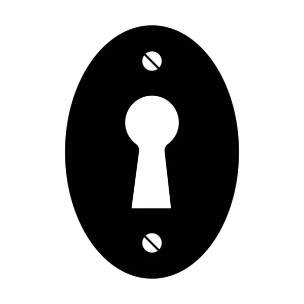 キーホールアイコンベクトル グラフィックデザイン ウェブサイト ソーシャルメディア モバイルアプリ Uiイラストのためのセキュリティ 保護コンセプト — ストックベクタ