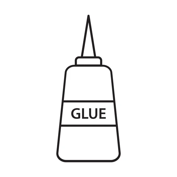Glue Icon Outline Icon Vektor Graphic Design Logo Website Social — Stockvektor