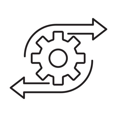 Grafik tasarımı, logo, web sitesi, sosyal medya, mobil uygulama, UI illüstrasyon için kolay işlem süreci simgesi