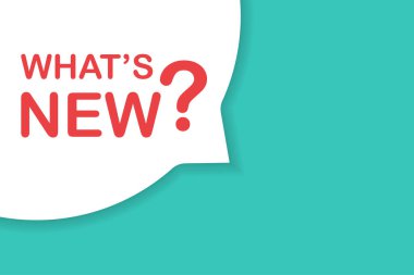 İş dünyası, pazarlama, el ilanları, afişler, sunumlar ve posterler için fotokopi alanı olan yeni konuşma balonu pankartı vektörü nedir? resimleme