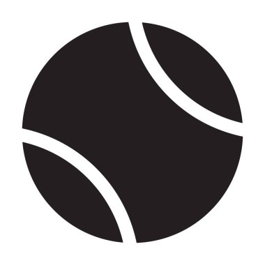 Grafik tasarım, logo, web sitesi, sosyal medya, mobil uygulama, UI illüstrasyon için tenis topu ikonu vektörü