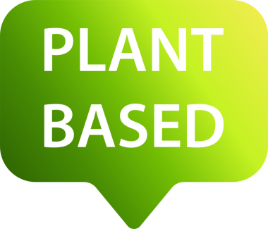 Bitki temelli ikon sağlıklı gıda sembolü vegan rozeti, grafik tasarımı için vejetaryen işareti, logo, web sitesi, sosyal medya, mobil uygulama, ui