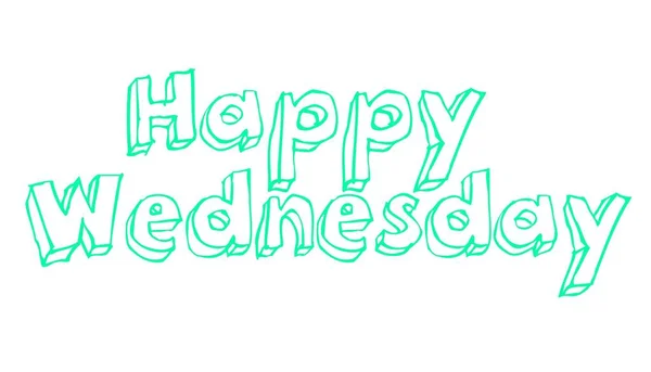 Mutlu çarşambalar siyah beyaz arka plan