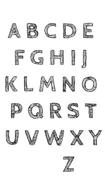 Abcd ikinci beyaz arkaplan