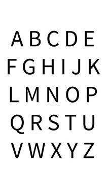 Abcd ikinci beyaz arkaplan